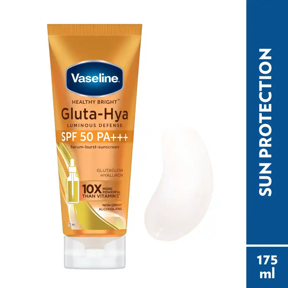 Vaseline Gluta-Hya Luminous Defense SPF 50 PA+++ Sunscreen - 175 ml