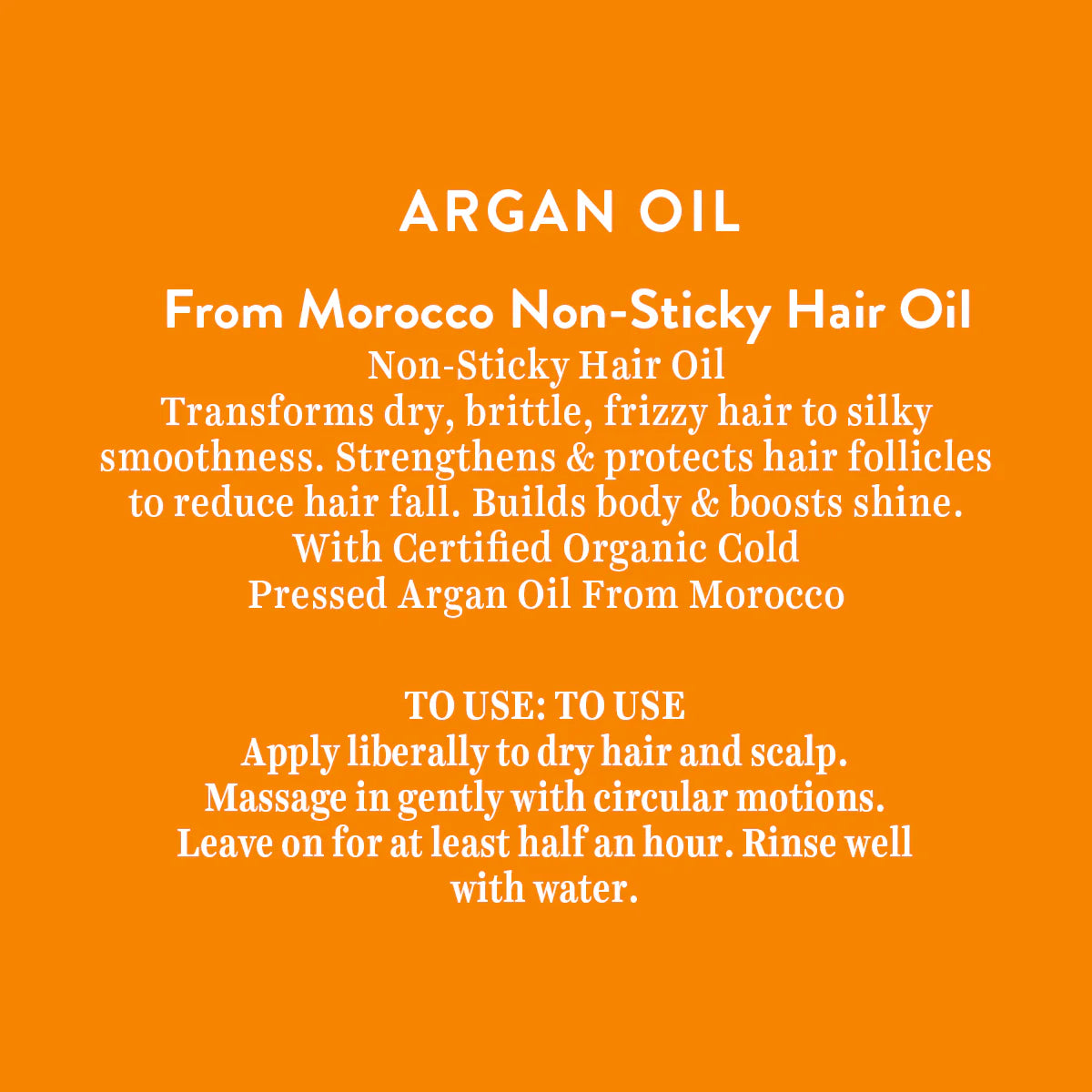 Biotique Unisex Advanced Organics Argan Oil From Morocco Non-Sticky Hair Oil 200ml