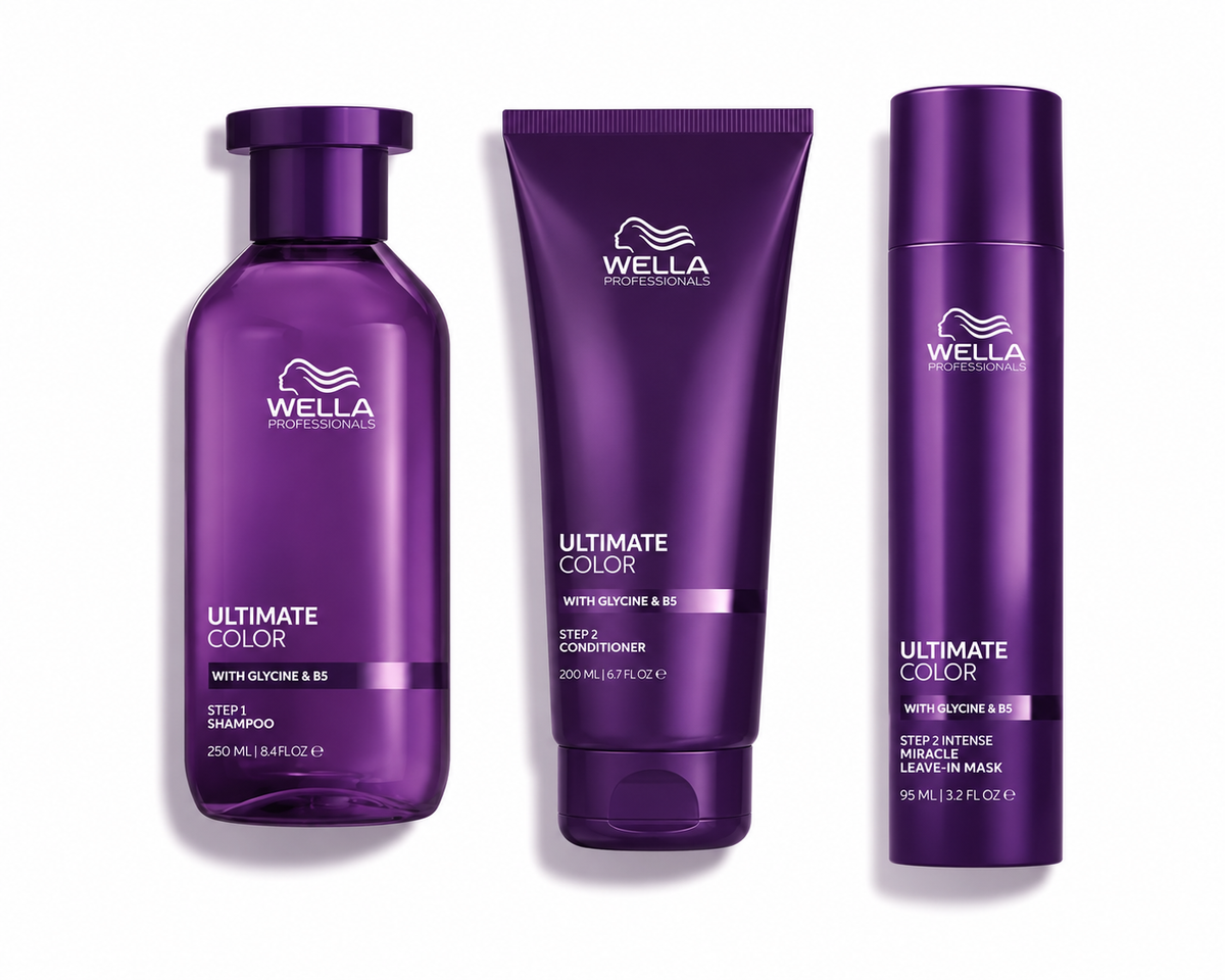 Wella Ultimate Color Trio Bundle (250ml + 200ml + 95ml Mask)