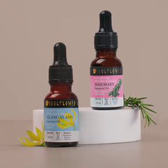 SoulFlower - Rosemary & Ylang Ylang Essential Oil to Grow New Hair 15ml