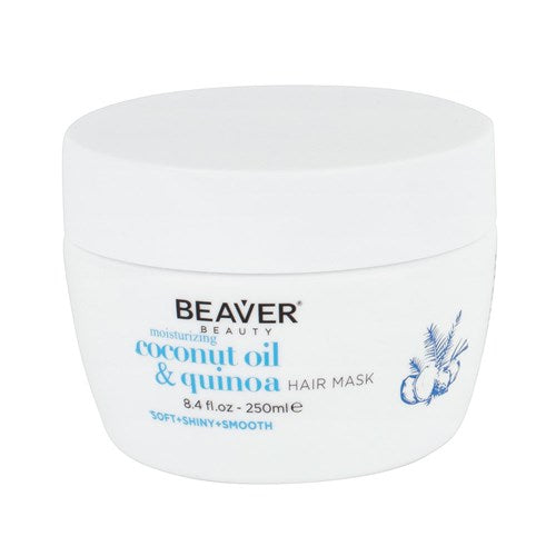 Beaver Coconut Oil And Quinoa Moisturising Hair Mask 250ml - Kess Hair and Beauty