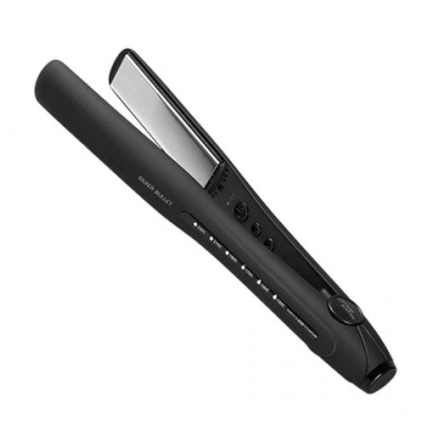 Silver Bullet Keratin 230 Titanium Hair Straightener - Silver Plate 25mm - Kess Hair and Beauty