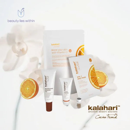 Kalahari Vitamin C Sheet Mask Set - Kess Hair and Beauty