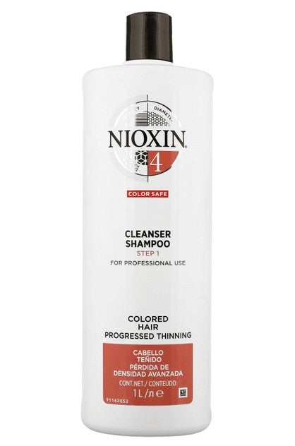 NIOXIN System 4 Cleanser Shampoo 1000ml - Kess Hair and Beauty