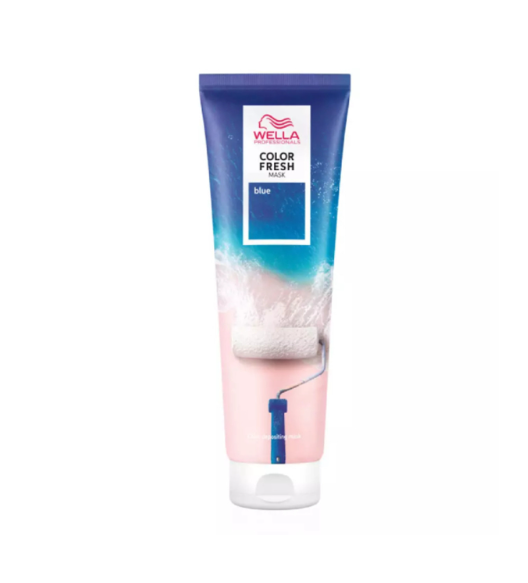 Wella Color Fresh Mask blue hair color mask in squeeze tube, 150 ml