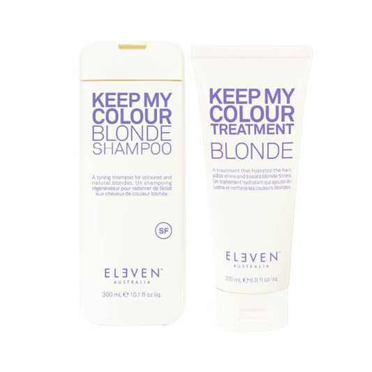 Eleven Australia Keep My Colour Blonde Shampoo & Treatment 500ml Bundle - Kess Hair and Beauty