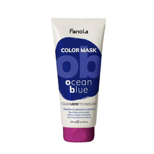 Fanola Colour Mask OCEAN BLUE 200ml - Kess Hair and Beauty