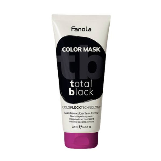 Fanola Colour Mask TOTAL BLACK 200ml - Kess Hair and Beauty
