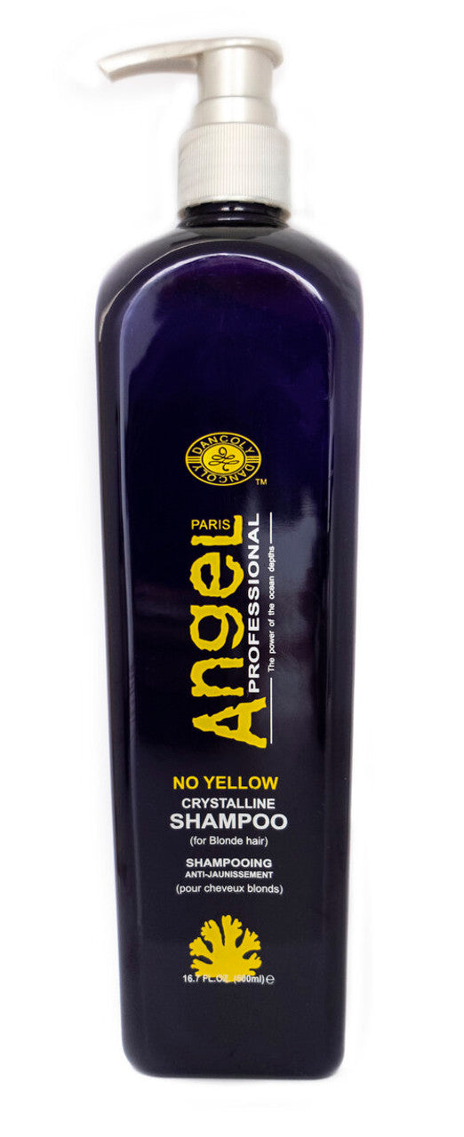 Angel Professional No Yellow Crystalline Shampoo 500ml - Kess Hair and Beauty