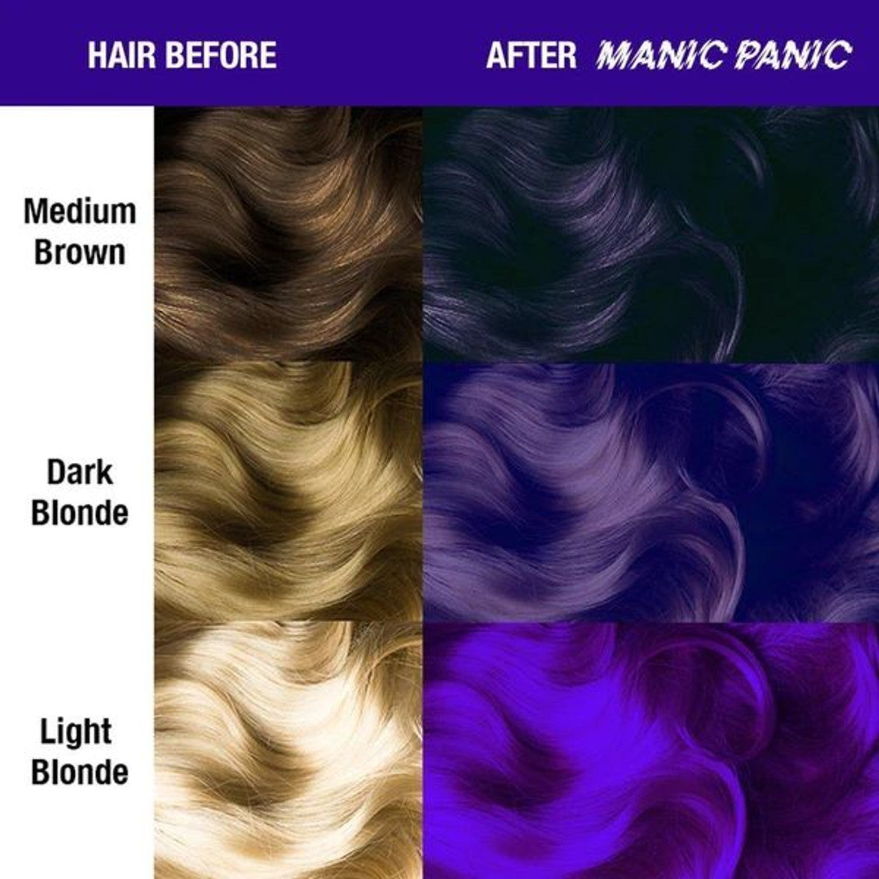 Manic Panic AMPLIFIED Dye - Ultra Violet - Kess Hair and Beauty