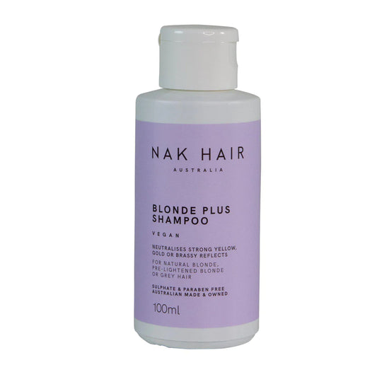 NAK Hair Blonde Plus Shampoo 100ml - Kess Hair and Beauty
