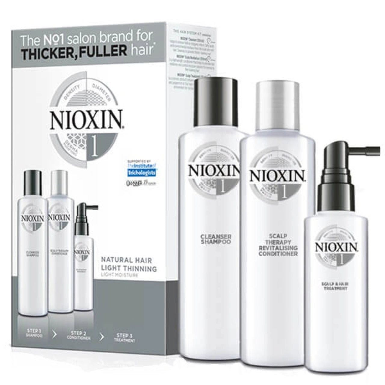 Nioxin System 1 Trial Kit - Kess Hair and Beauty
