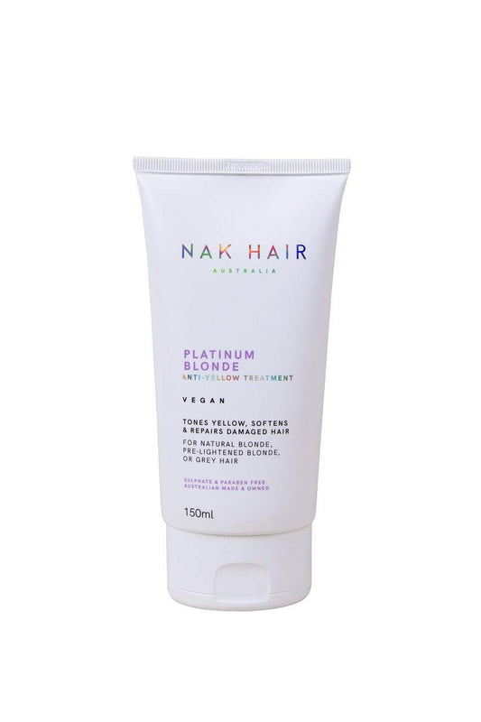 NAK Hair Platinum Blonde Anti-Yellow Treatment 150g - Kess Hair and Beauty