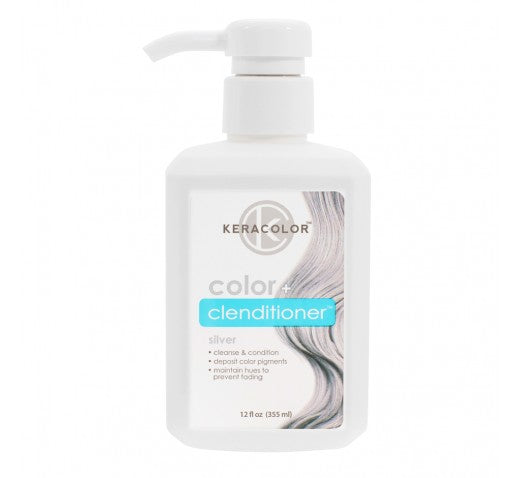 KERACOLOR COLOR + CLENDITIONER SILVER 355ML - Kess Hair and Beauty
