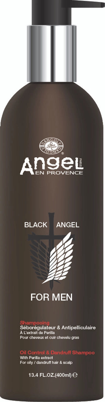 Black Angel for Men Oil Control & Dandruff Shampoo 400ml - Kess Hair and Beauty