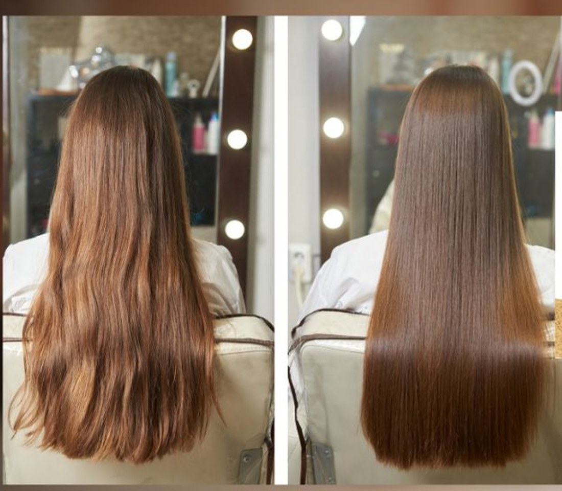 Client enjoying a premium hair treatment at Kess Hair & Beauty Sylvia Park