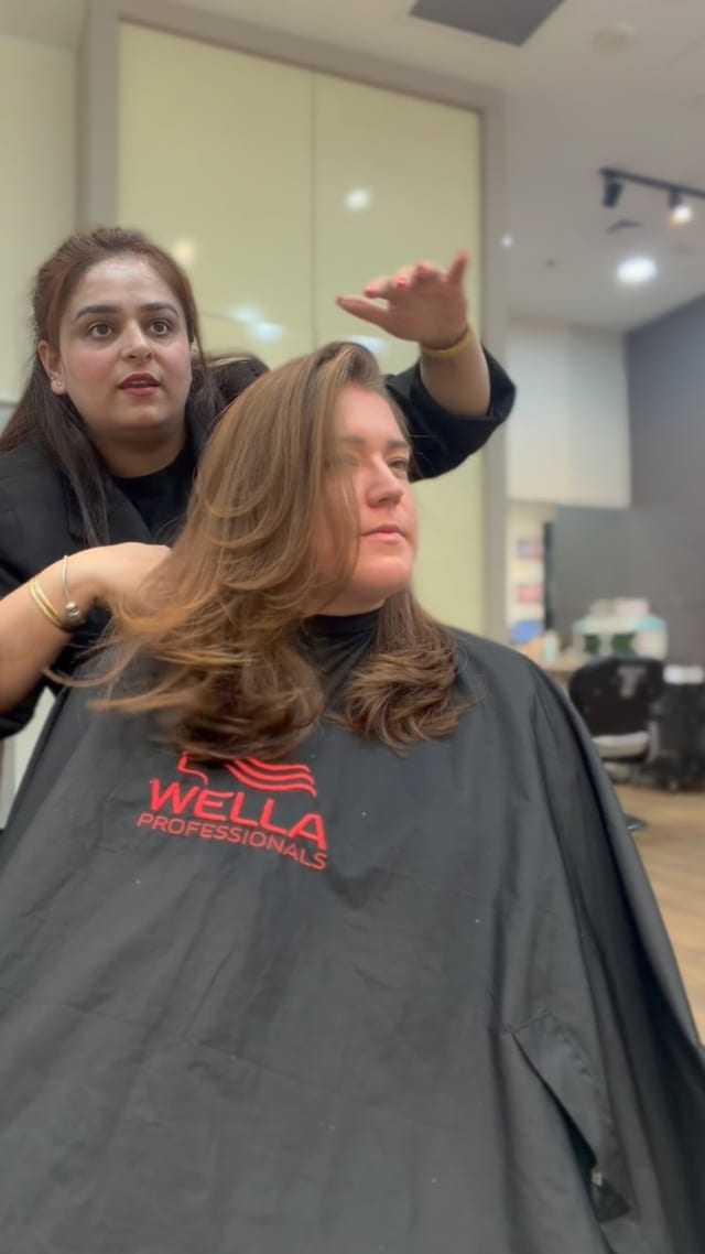 Before and after — Full head highlights — Sylvia Park at Kess Sylvia Park