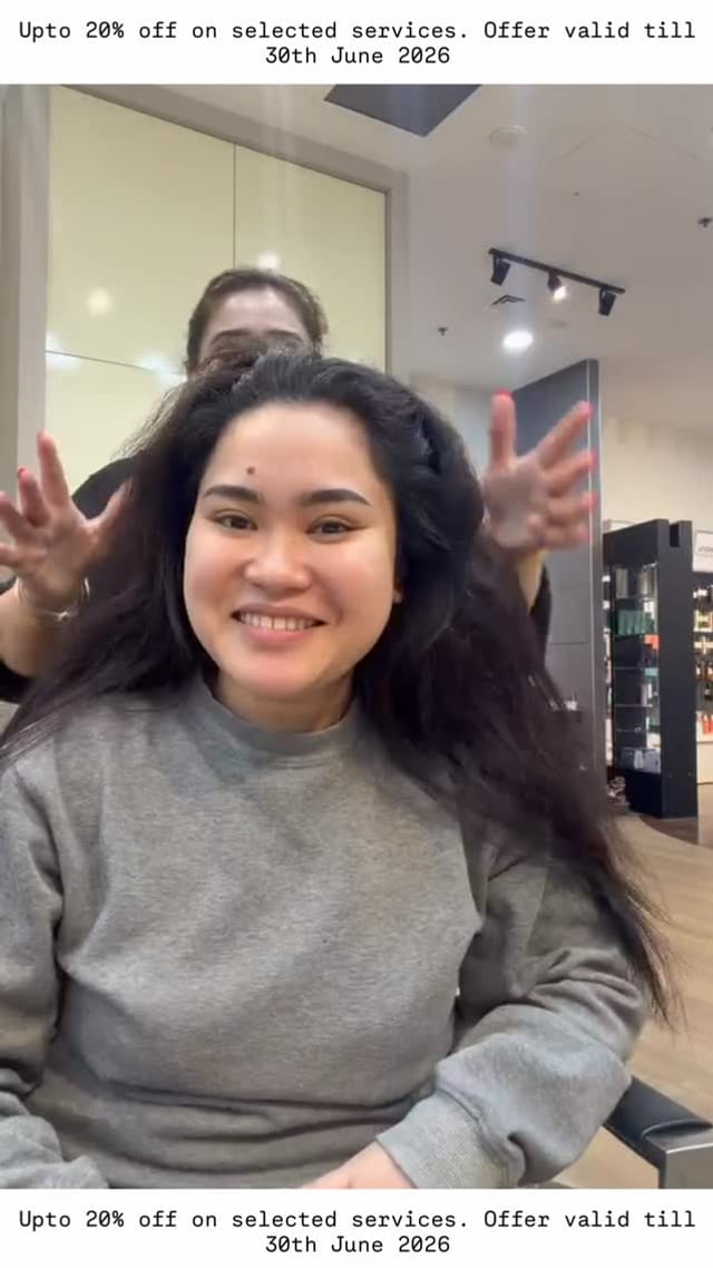 Before and after — Full head highlights & toner at Kess Sylvia Park